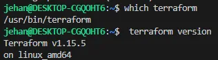 Terraform apply for P4 — outputs